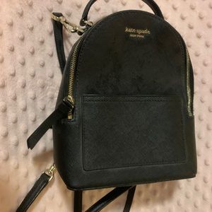 Kate Spade leather mini backpack mint condition